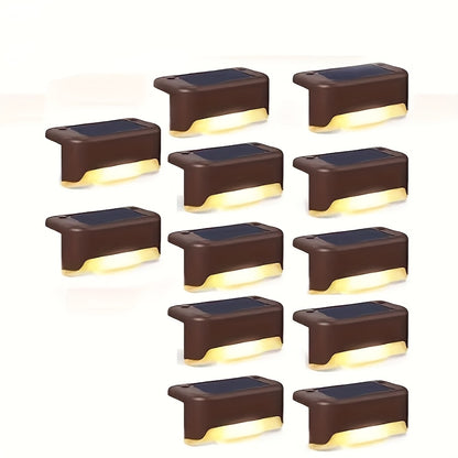 10-Pack Solar Outdoor LED Garden Lights – Weatherproof