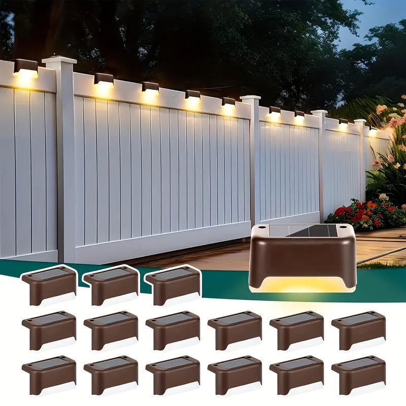 10-Pack Solar Outdoor LED Garden Lights – Weatherproof