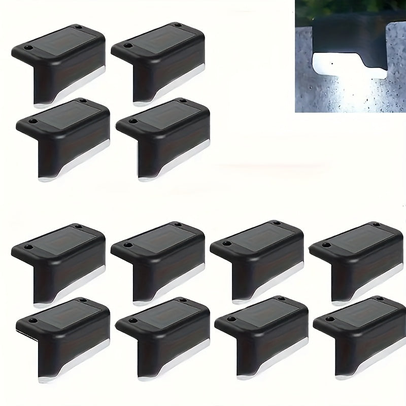 10-Pack Solar Outdoor LED Garden Lights – Weatherproof